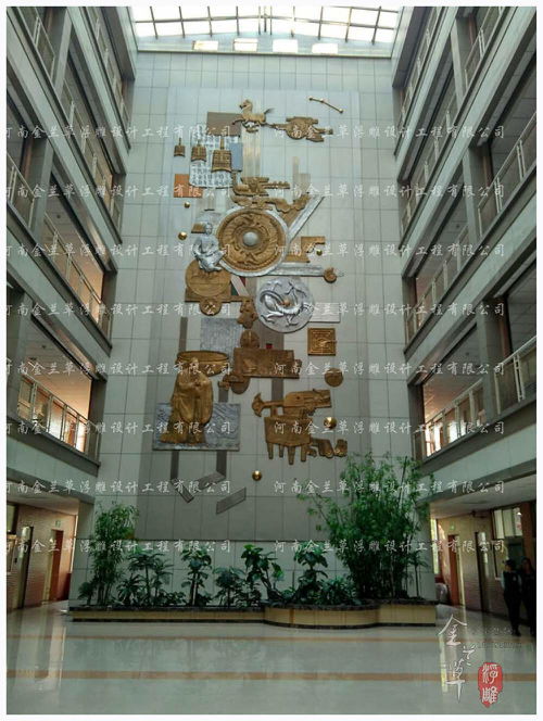 校圖書館雕塑壁畫廠家 圖